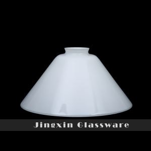 चमकदार सफेद शंकु दीपक शेड प्रतिस्थापन