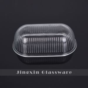 सुपर थिक क्लियर ओवल ग्लास लैम्प शेड